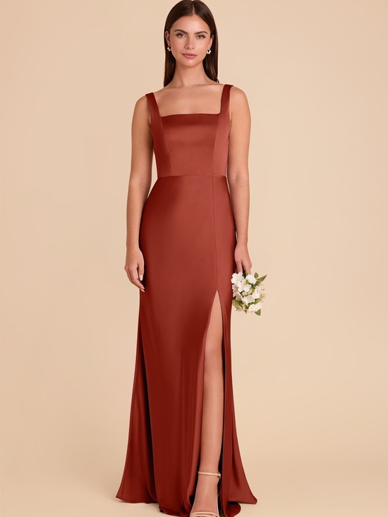 Birdy Grey Dresses & Skirts - Birdy Grey Alex Dress Matte Satin Auburn